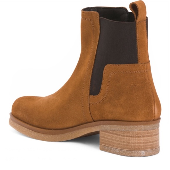 NEW IN BOX Avellini Made In Spain Suede Chelsea Booties EU 38 / US 8 - Picture 4 of 4